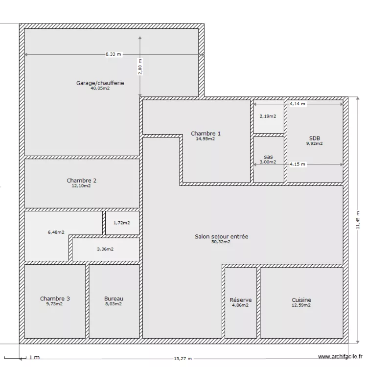 Maison. Plan de Maison. Plan de