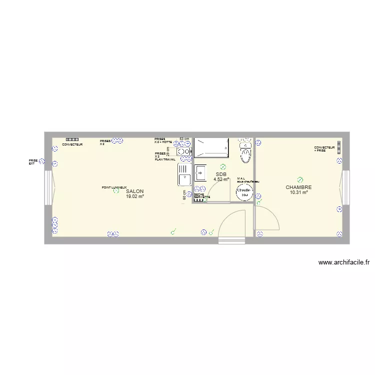 51 appartement 002. Plan de 