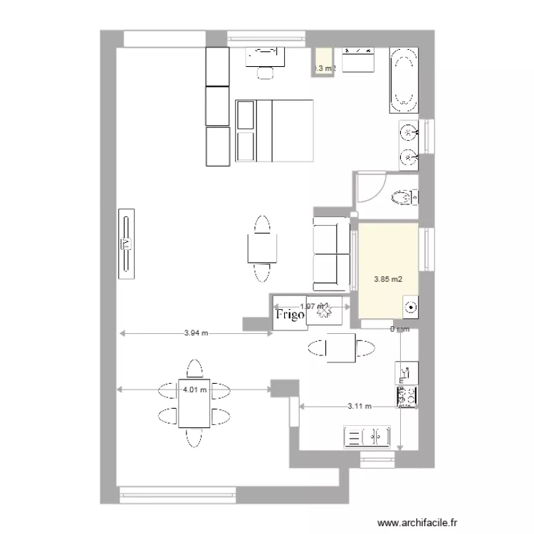 RDC 1 b1. Plan de RDC 1 b1. Plan de