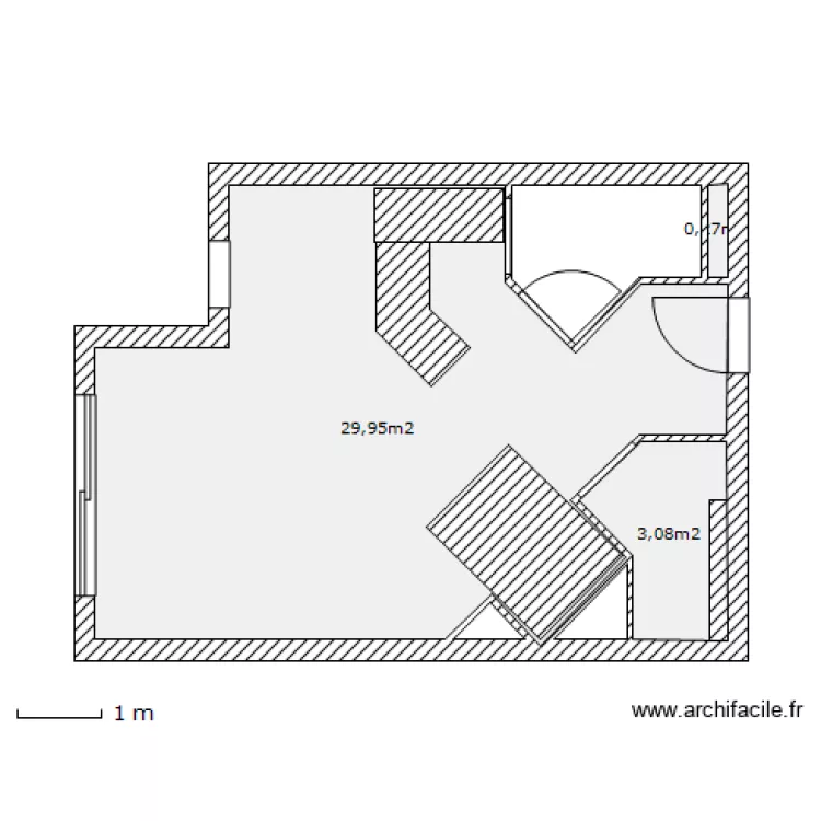 studio nice 5. Plan de 