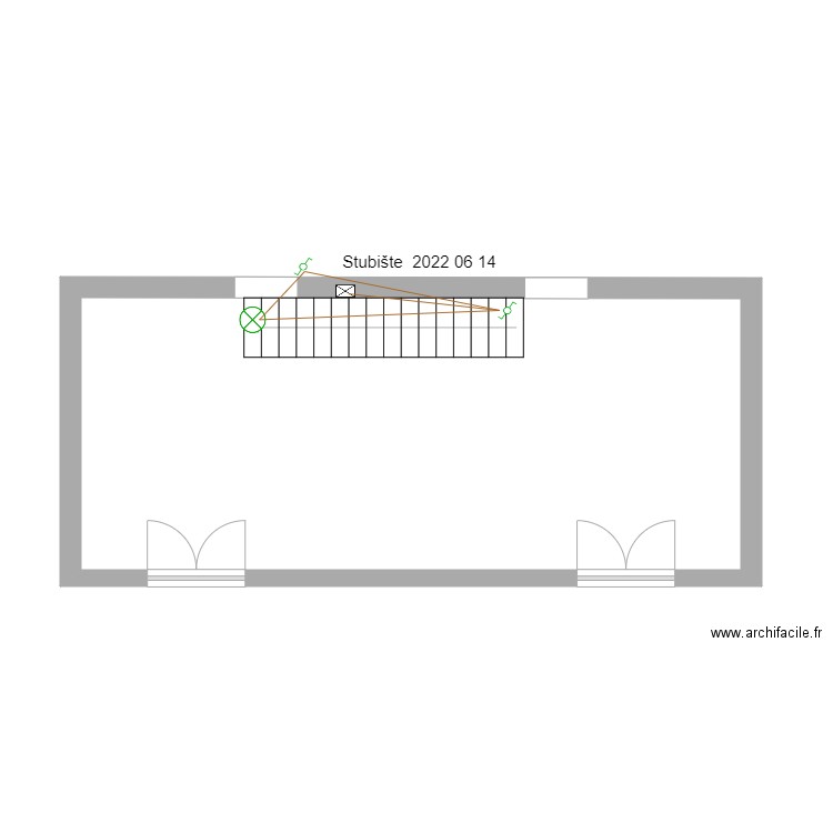 plan-Stubiste. Plan de 1 pièce et 37 m2