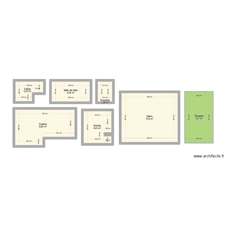 Studio DEUIL. Plan de 0 pièce et 0 m2