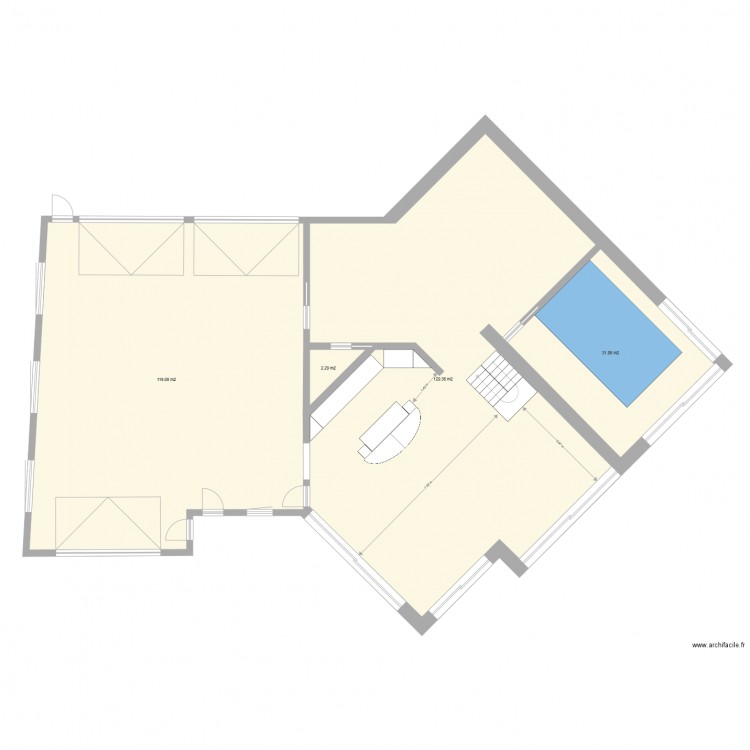 damien PROJET 1. Plan de 0 pièce et 0 m2