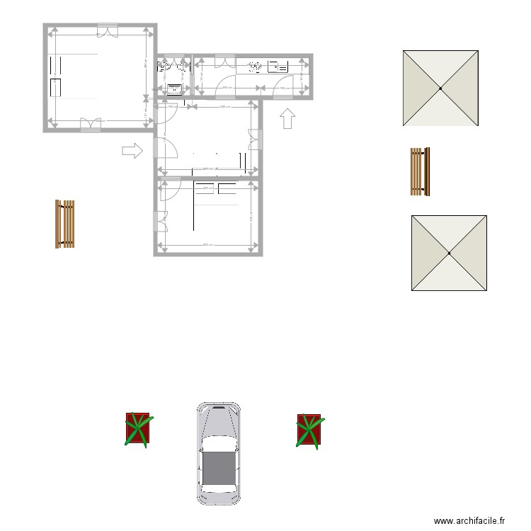 DE DOMENICO ex. Plan de 4 pièces et 49 m2