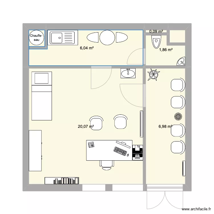 Cafétériat 3. Plan de Cafétériat 3. Plan de