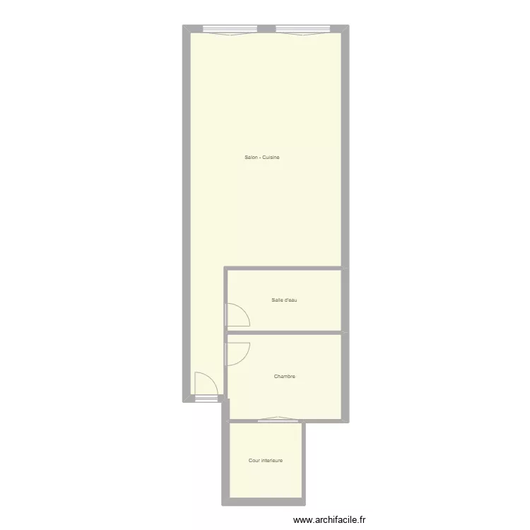 App 2&egrave;me Etage des Halles sbg. Plan de 