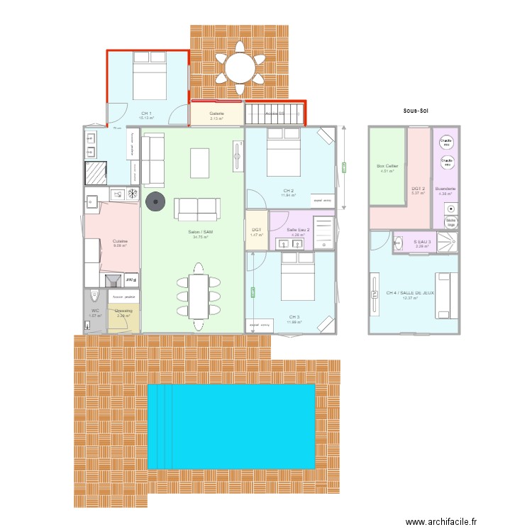 ENSOLEILLEE V DEF. Plan de 0 pièce et 0 m2