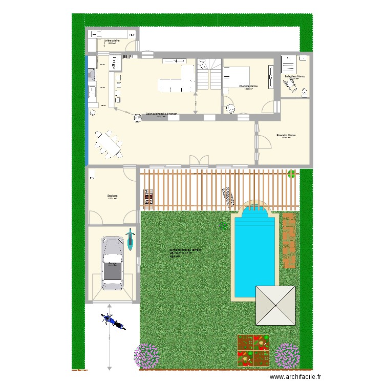 Talon projet aout 2018. Plan de 0 pièce et 0 m2