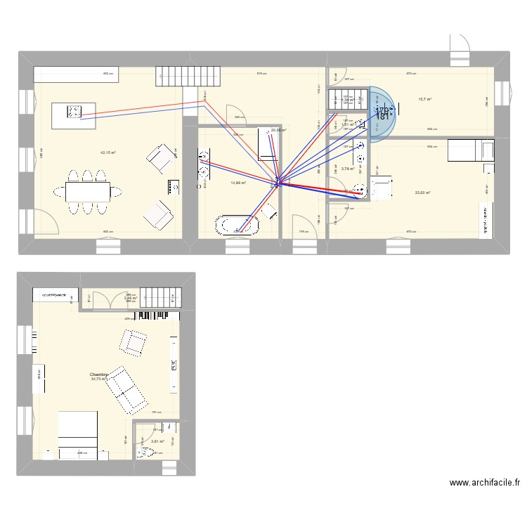 MAISON SANITAIRE. Plan de 0 pièce et 0 m2
