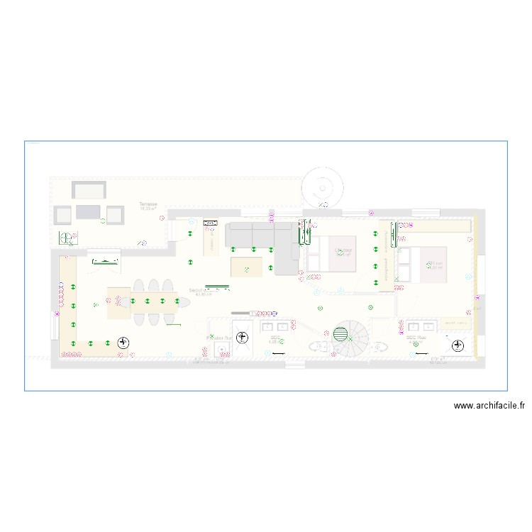 Eclairage. Plan de 0 pièce et 0 m2