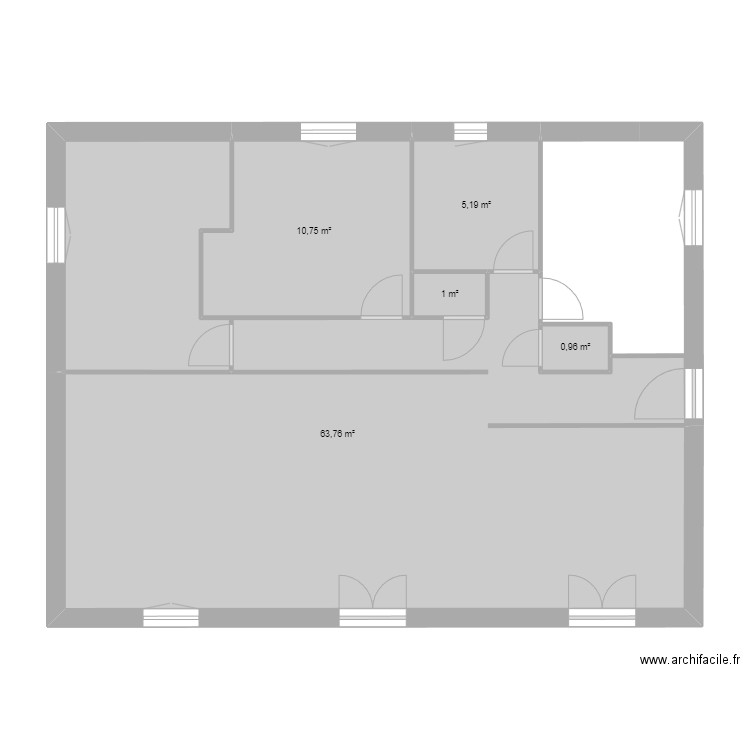 Maison. Plan de 0 pièce et 0 m2