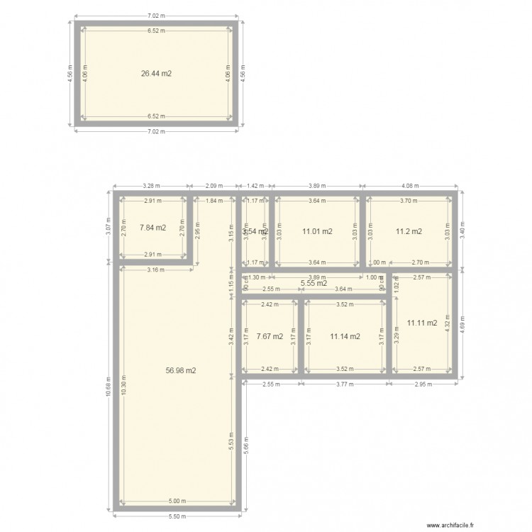 mezanine. Plan de 0 pièce et 0 m2