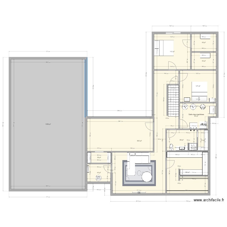 Sous-sol version 1 - 3. Plan de 0 pièce et 0 m2