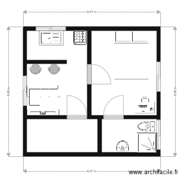 studio Daina. Plan de 0 pièce et 0 m2