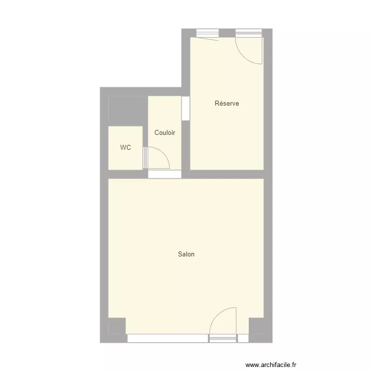 salon coiffure debieu. Plan de 