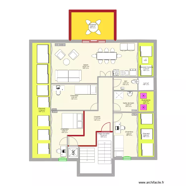 Plan 2eme Etage. Plan de 