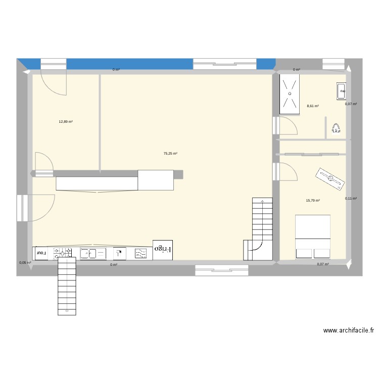 Remi rdc 2. Plan de 0 pièce et 0 m2