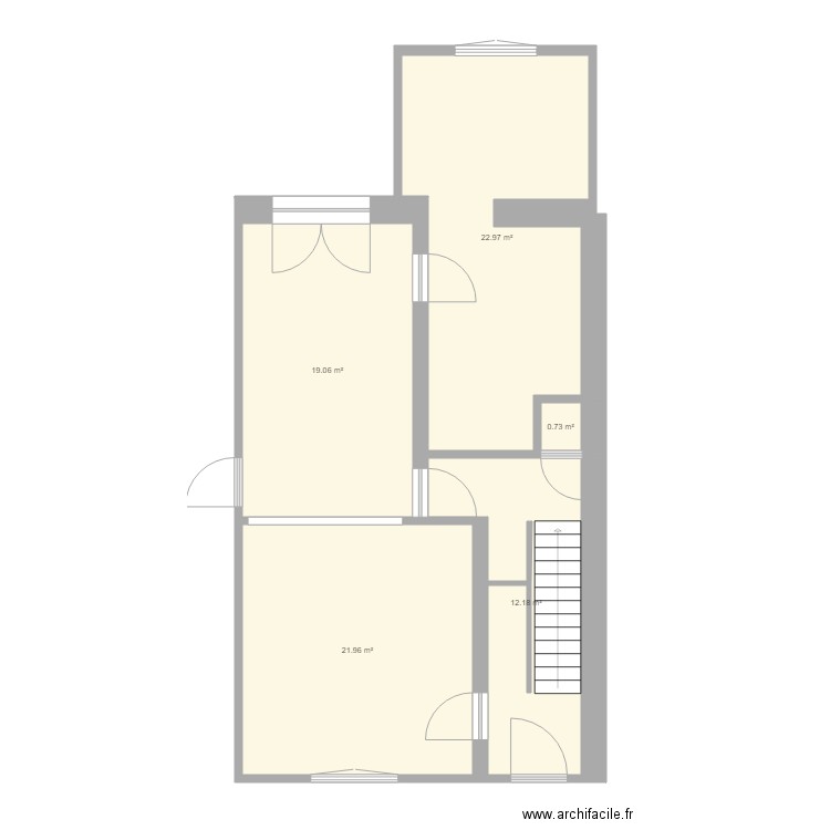 appart rdc croisette. Plan de 0 pièce et 0 m2