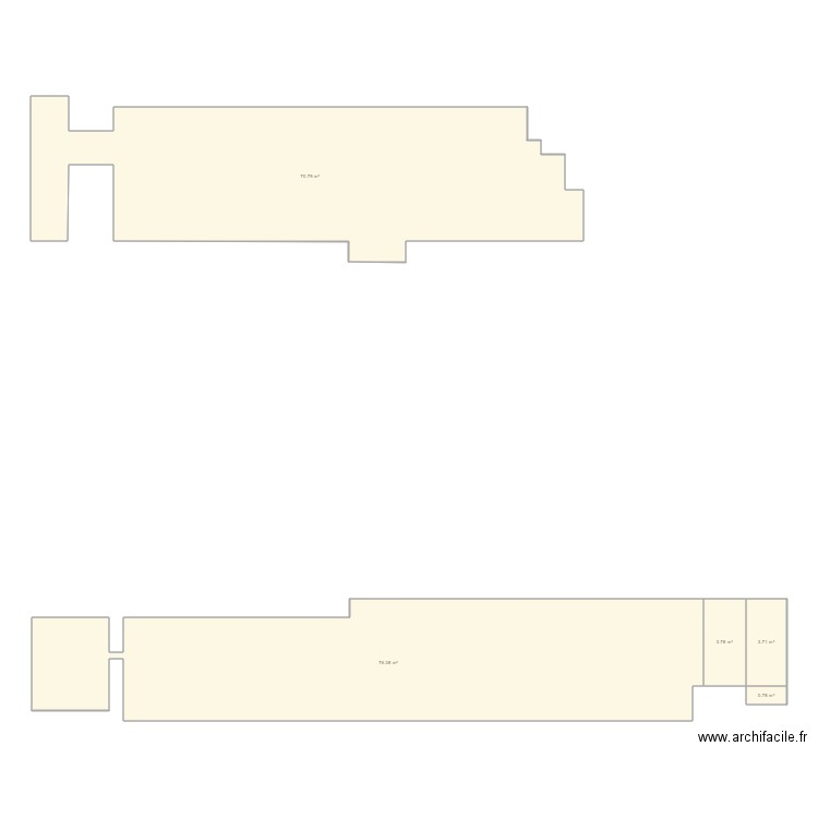 belair 1. Plan de 0 pièce et 0 m2