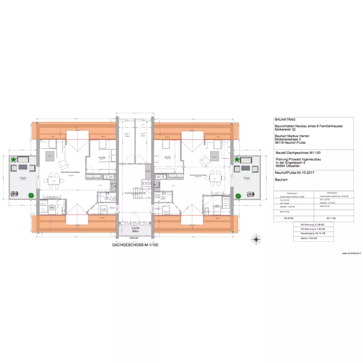 Dachgeschoss Markus Herren A. Plan de 