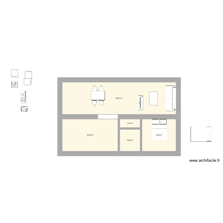 maison V1. Plan de 0 pièce et 0 m2