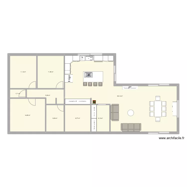 maison. Plan de 9 et 133 m² maison. Plan de 9 et 133 m²