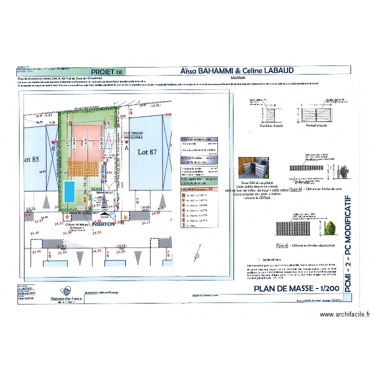 piscine maison. Plan de 0 pièce et 0 m2