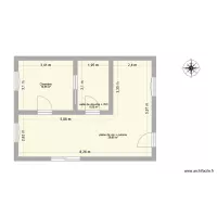 plan T2 r&eacute;sidence Ponsardin