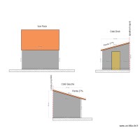 Plans de facades Abris 3