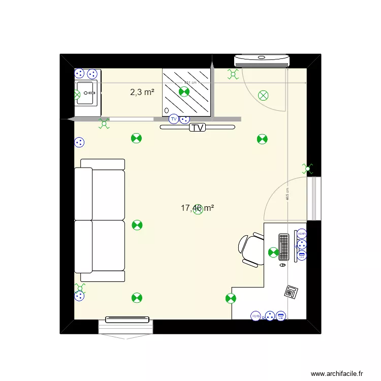 3-EME CHAMBRE. Plan de 3-EME CHAMBRE. Plan de