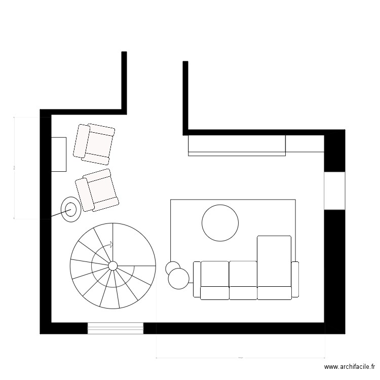 laflam rdch. Plan de 0 pièce et 0 m2