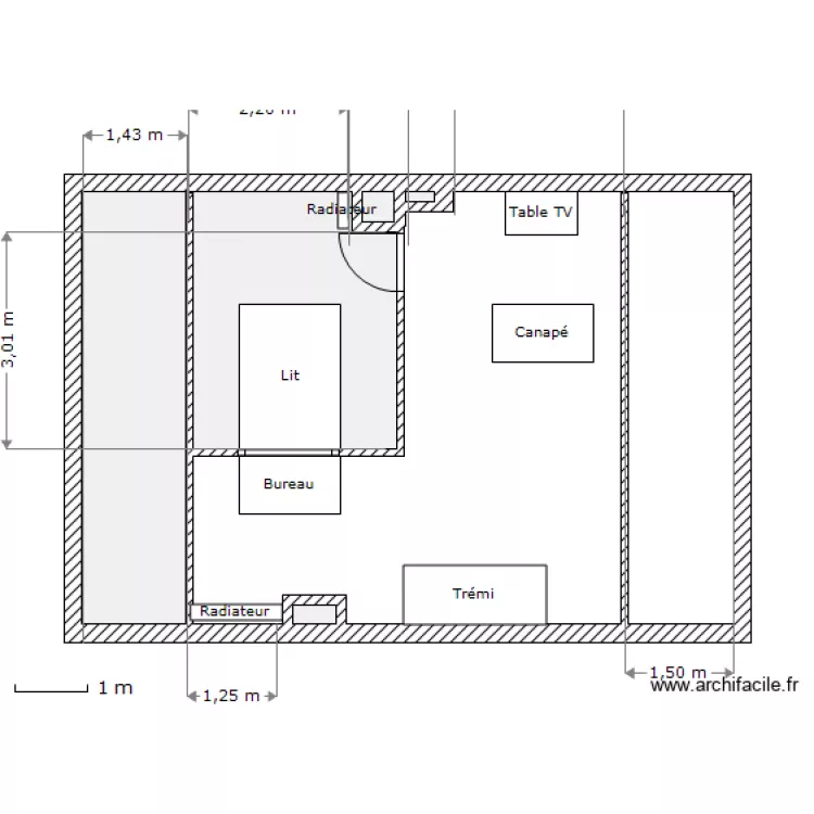 Grenier. Plan de 