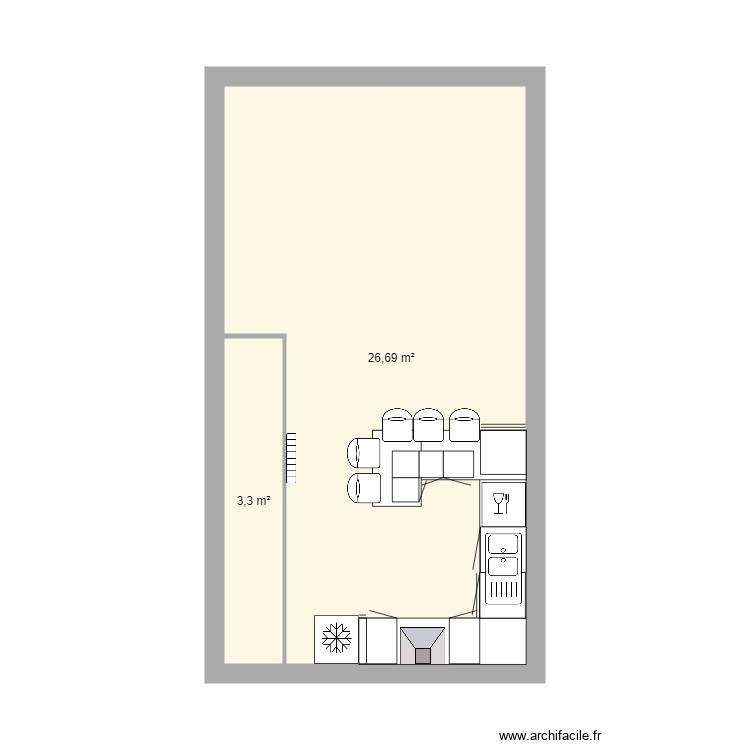 cuisine. Plan de 0 pièce et 0 m2