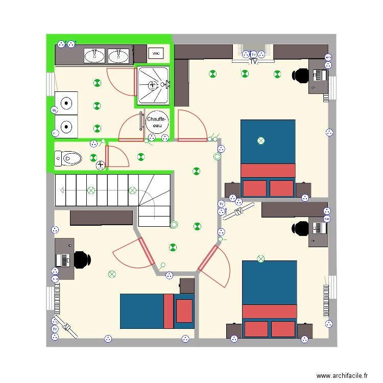 Haut Fontaine Fourches 0412215. Plan de 0 pièce et 0 m2