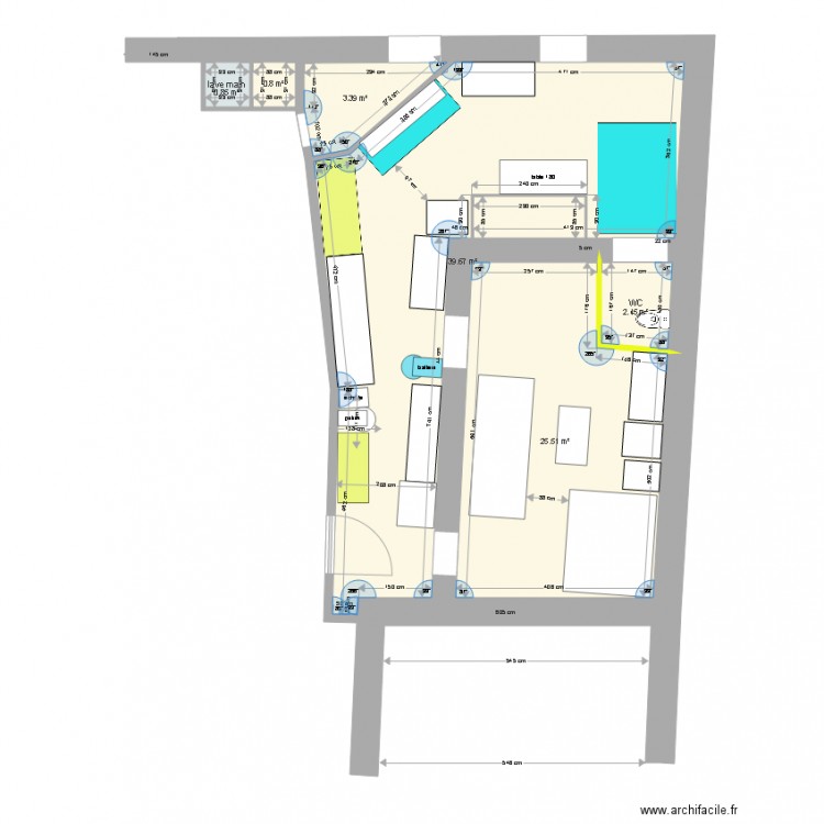  labo st palais 422 sept 2016. Plan de 0 pièce et 0 m2