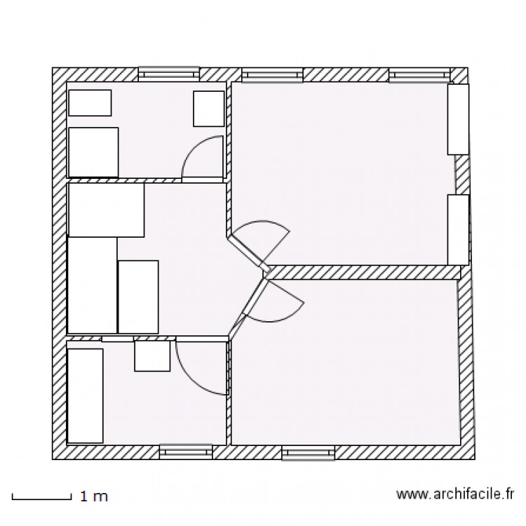 projet 2  bis 1er etage. Plan de 0 pièce et 0 m2