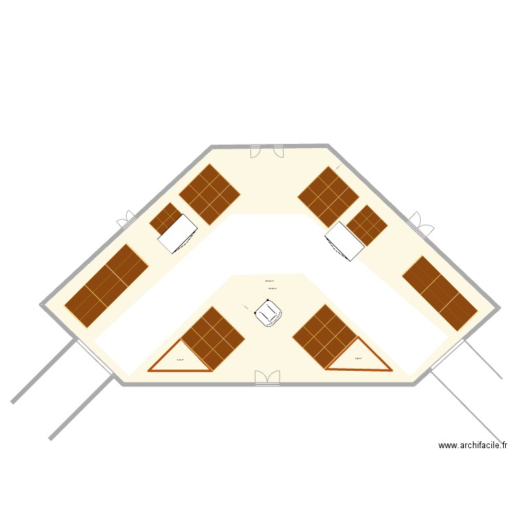 Reworld media. Plan de 4 pièces et 643 m2