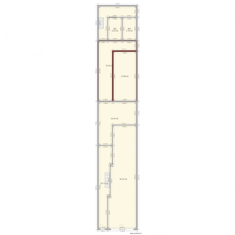 parvis domingez. Plan de 0 pièce et 0 m2