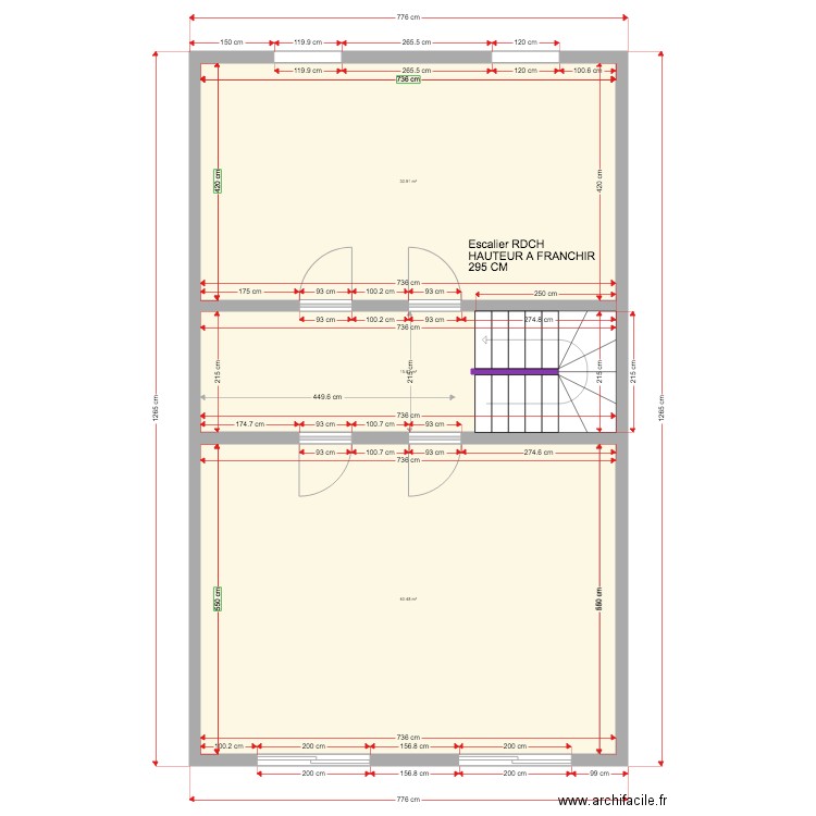 1ER ETAGE LOT B  31 10 2019. Plan de 0 pièce et 0 m2