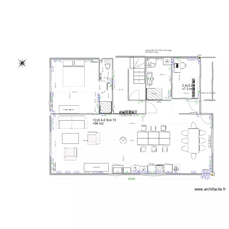 APRES rdc maison Thomery 2 sde. Plan de APRES rdc maison Thomery 2 sde. Plan de