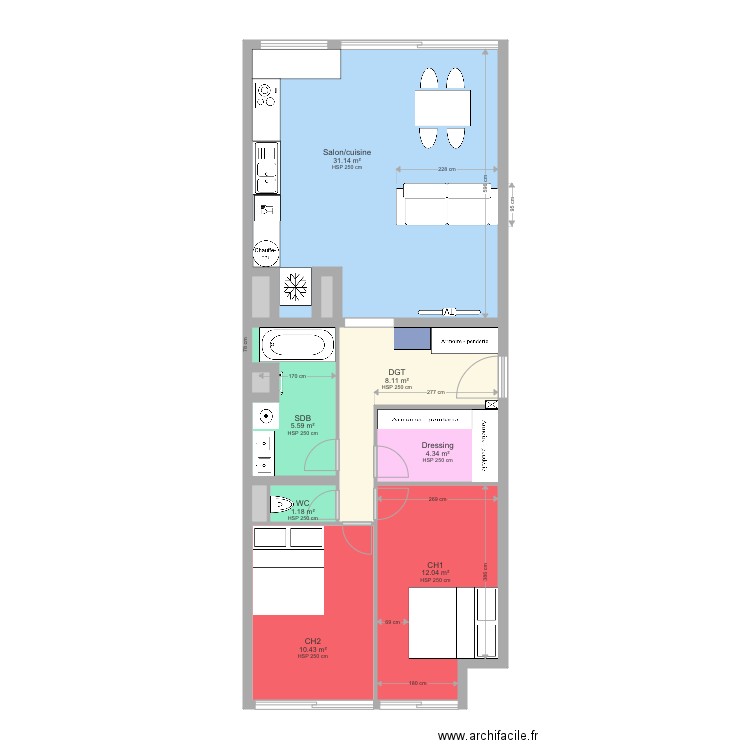 Projet BEN MESSAOUD. Plan de 0 pièce et 0 m2