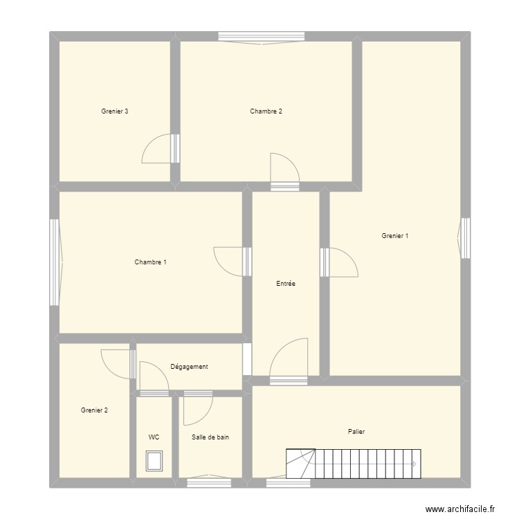 Croquis MICHEL 2ème Etage. Plan de 0 pièce et 0 m2