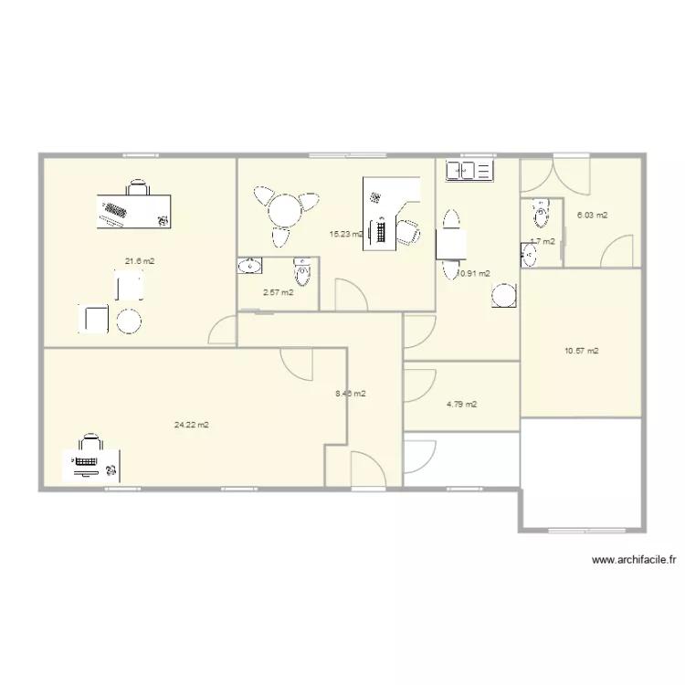 cabinet ortho. Plan de 