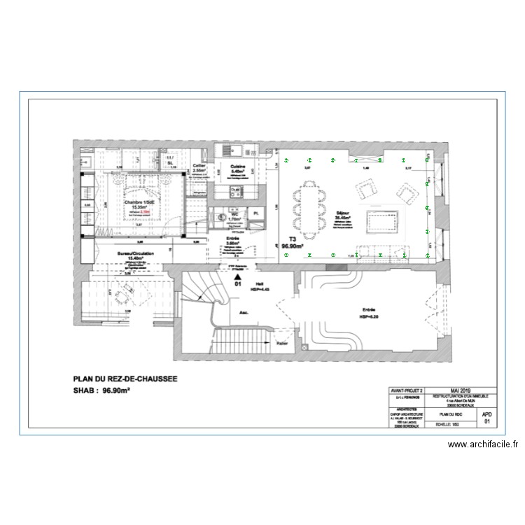 Albert de Mun rdc iPad. Plan de 0 pièce et 0 m2
