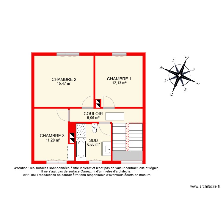 BI 7897 ETAGE PASCAL. Plan de 0 pièce et 0 m2