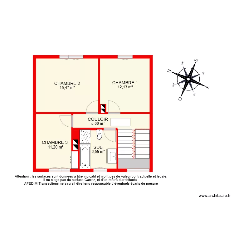 BI 7897 ETAGE PASCAL. Plan de 