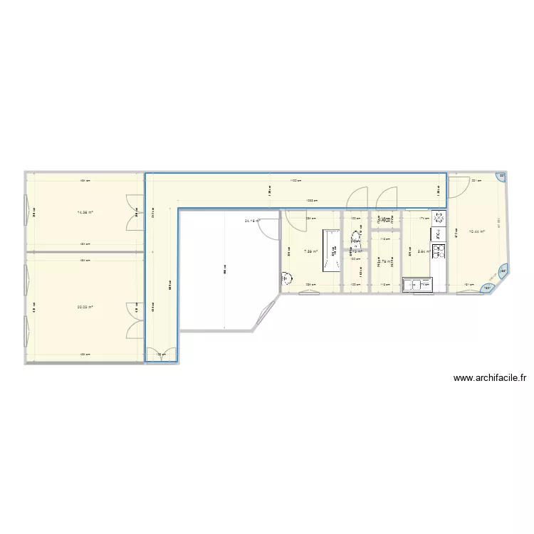 Saint Andr&eacute;. Plan de 