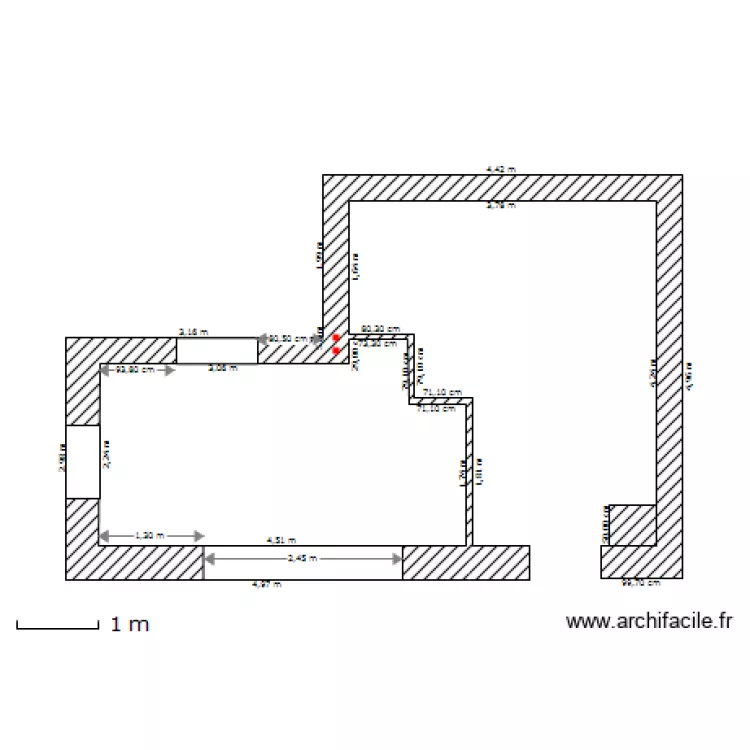 chambre. Plan de chambre. Plan de