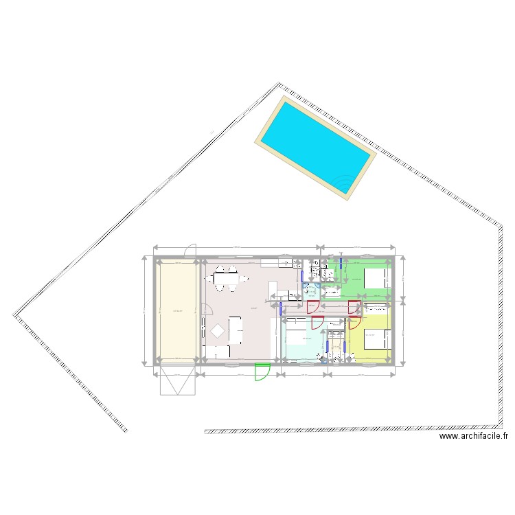plan maison breteniere 1. Plan de 0 pièce et 0 m2