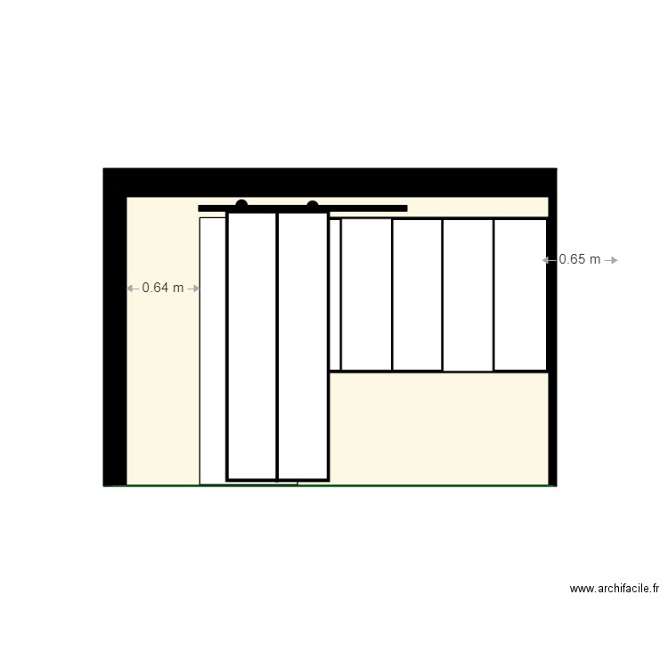 verriere. Plan de 0 pièce et 0 m2